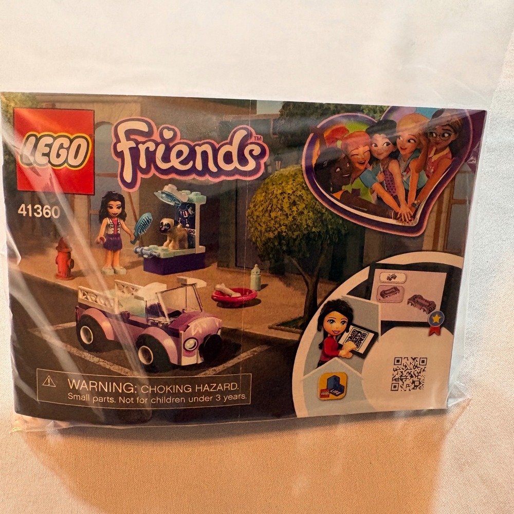 LEGO Friends Emma Mobile Pet Grooming 41360 Building Toy Set Complete Retired